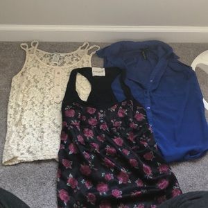 3 tank top lot